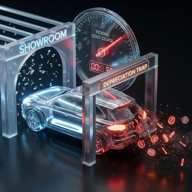The "Cost" of a Car: Depreciation is the silent killer (It loses 20% value instantly).