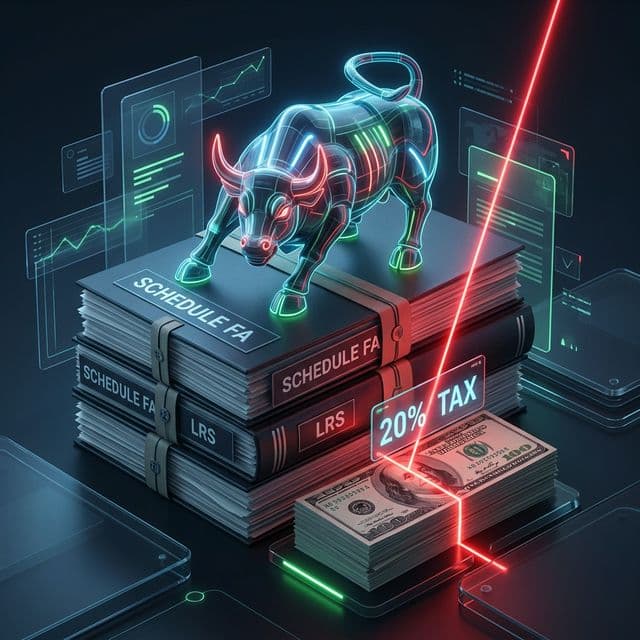 The US Stock Illusion: Why 20% TCS and Schedule FA Destroy International Diversification